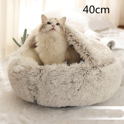 2 In 1  Cat Winter Bed