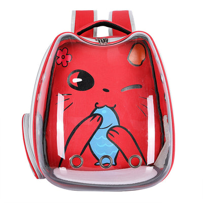 Cat Bag Transparent Outgoing Bag Portable Cat