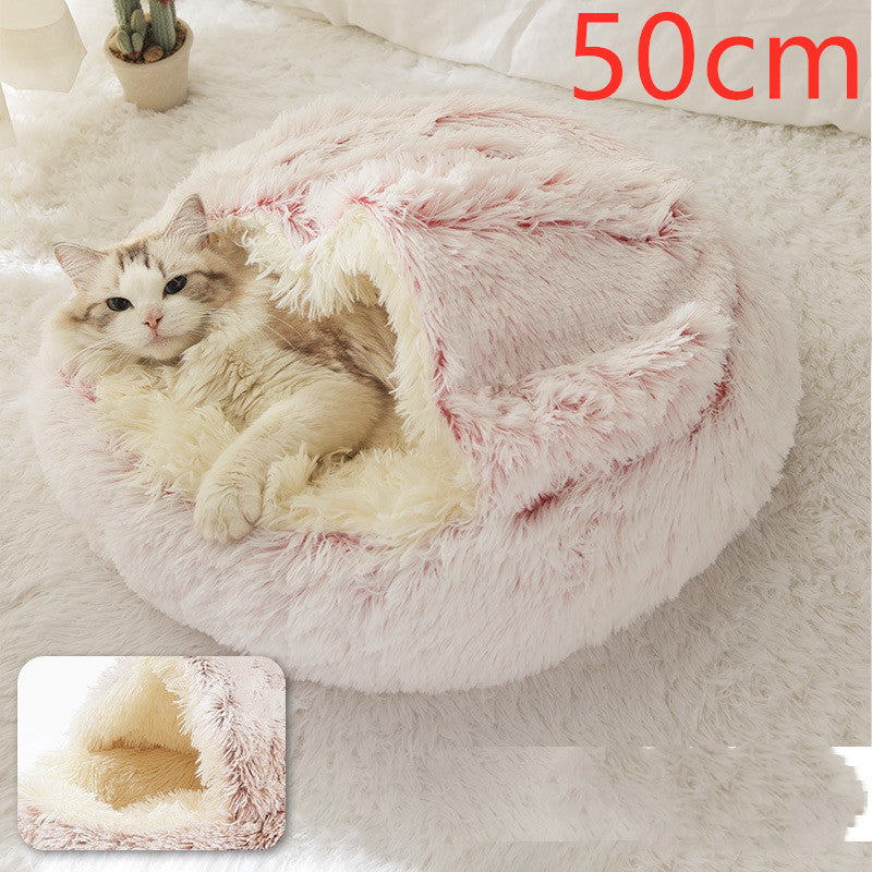 2 In 1  Cat Winter Bed