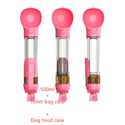 Travel 3 In 1 Dog Water Bottle