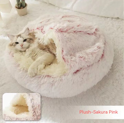 2 In 1  Cat Winter Bed