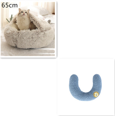 2 In 1  Cat Winter Bed