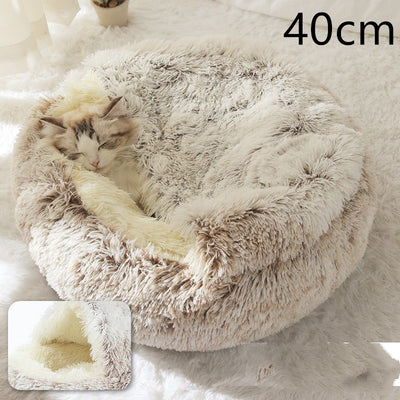 2 In 1  Cat Winter Bed