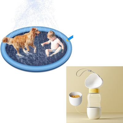 Non-Slip Splash Pad For Kids And Pet Dog