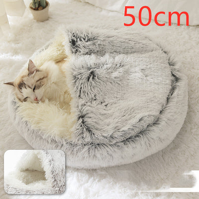 2 In 1  Cat Winter Bed