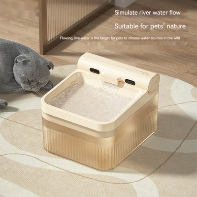 Good-looking Triple Filter Drinking Cat Water Bowl