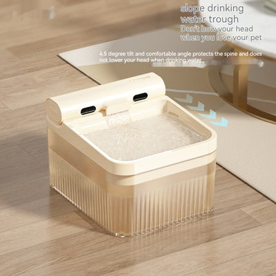 Good-looking Triple Filter Drinking Cat Water Bowl