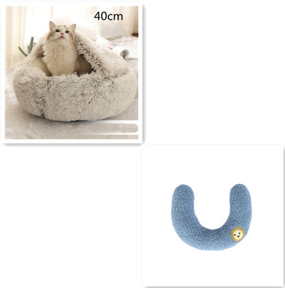 2 In 1  Cat Winter Bed