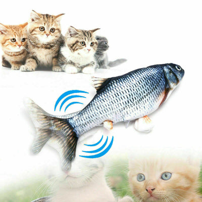 Electric Fish Cat Toy Realistic Interactive