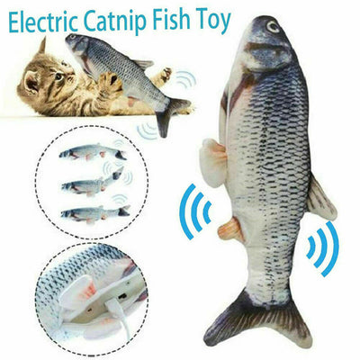 Electric Fish Cat Toy Realistic Interactive