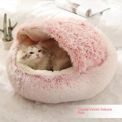 2 In 1  Cat Winter Bed