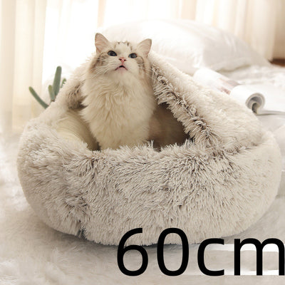 2 In 1  Cat Winter Bed