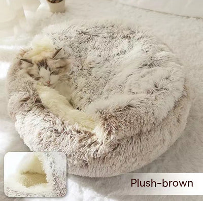 2 In 1  Cat Winter Bed